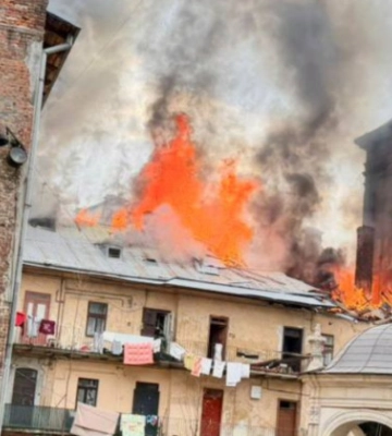 У Львові пошкоджено пам’ятку архітектури національного значення – Ансамбль Бернардинського монастиря