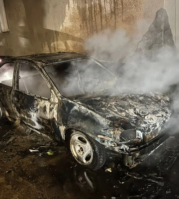 На Хустщині рятувальники ліквідували пожежу автомобіля