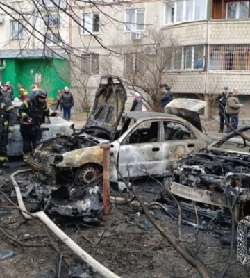 РФ вдарила по Харкову дроном: попередньо, є постраждалі