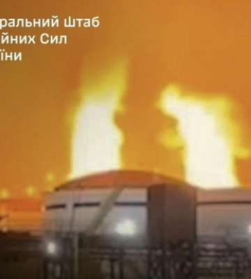 Безпілотники СБУ вдарили по нафтотерміналу порту Усть-Луга в Росії