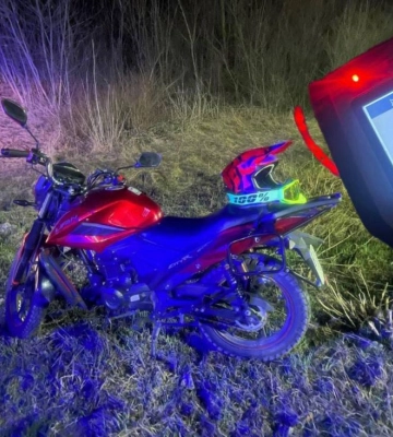 На Дубенщині патрульні зупинили п’яного неповнолітнього, який кермував мотоциклом