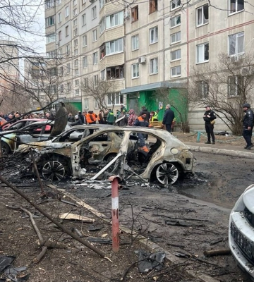 Враг атакует дронами Харьков: есть прилеты в двух районах, 7 человек пострадали (обновлено). ФОТОрепортаж