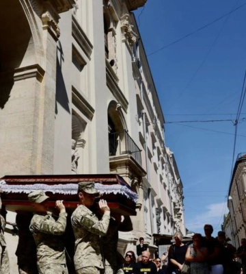 Вадим Стомін, Володимир Хома, Любомир Лучка, Андрій Цвик. 17 липня Львів попрощається з чотирма захисниками України