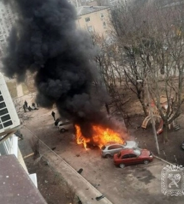 Девять пострадавших: Харьков атаковали беспилотники (фото, видео)