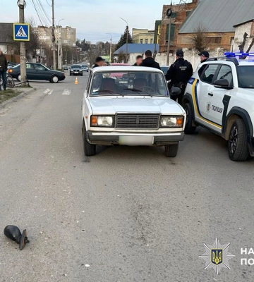На Хмельниччині повідомлено про підозру літньому водію за наїзд на 11-річну дитину