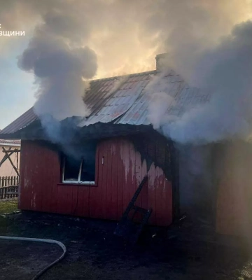 У селі на Львівщині під час пожежі загинув чоловік та постраждала жінка, - ДСНС