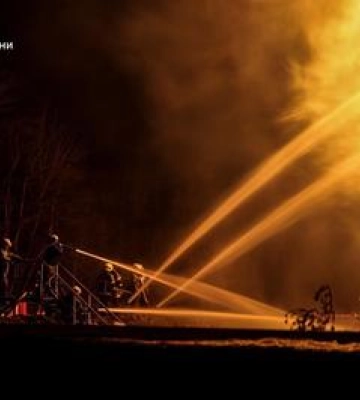 Ворожий БпЛА влучив у промисловий обʼєкт на Полтавщині