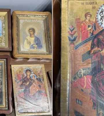 Жителька Донецької області намагалася вивезти ікони з України 