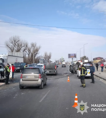 Смертельная авария на Кольцевой дороге в Киеве привела к гибели водителя