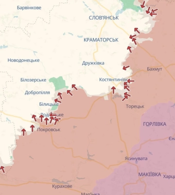 ВСУ отразили комбинированный российский штурм в Константиновке Донецкой области (видео) (Видео)
