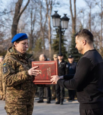 Звання Героя України вперше присвоїли жінці-військовослужбовиці Нацгвардії