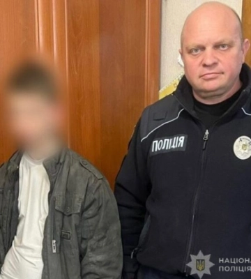 На Одещині поліцейські розшукали підлітка, який два дні був відсутній у навчальному закладі