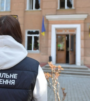 В Одесі під час дронової атаки пошкоджень зазнала будівля Суспільного