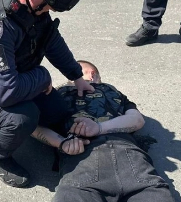 После стрельбы и взрыва задержали мужчину в Одессе