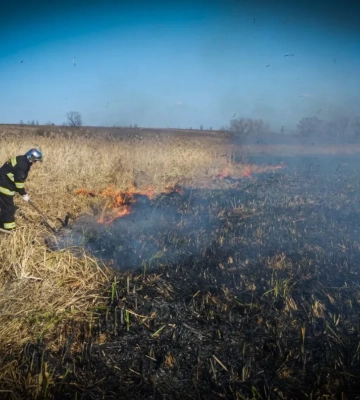 На Київщині літній чоловік загинув, спалюючи суху траву