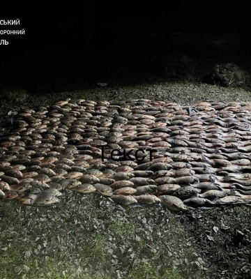 Громадянка незаконно виловила 130 кілограмів риби на Черкащині