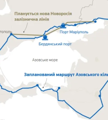 Росія планує побудувати «Азовське кільце» – Reuters