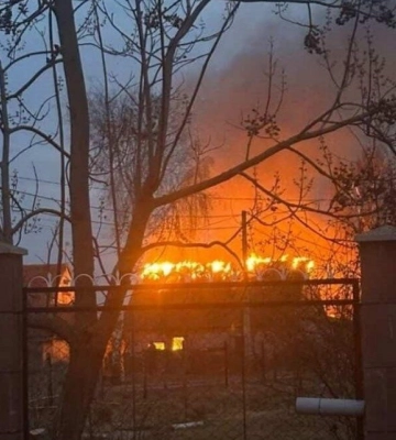 Зайнялась покрівля: у Ковельському районі горів будинок
