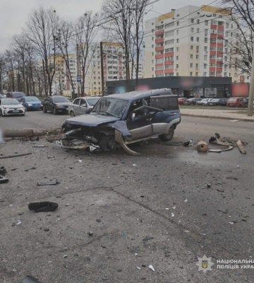 Смертельна аварія на ХТЗ у Харкові: один загиблий, четверо травмованих 