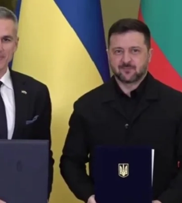 Украина и Болгария подписали 10-летнее соглашение по безопасности