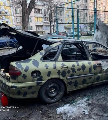 У Києві викрили групу паліїв, які знищували автомобілі військових на замовлення рф