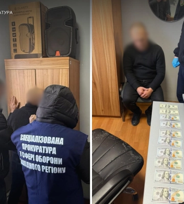 В Ужгороді затримали солдата у СЗЧ, який намагався підкупити посадовця ВСП, щоб повторно втекти зі служби