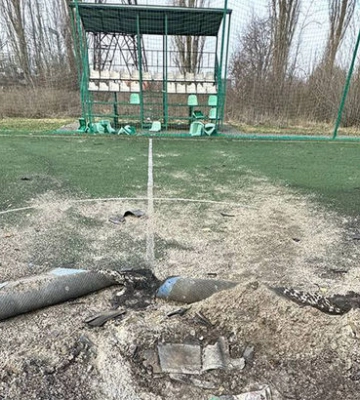 ФОТО. В результате атаки РФ пострадала спортивная арена в Полтаве