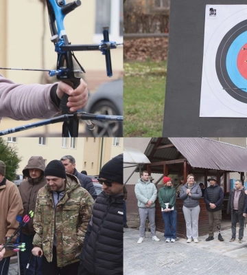 У Коломиї відновили секцію стрільби з лука для ветеранів (відео)