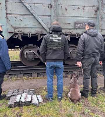 На Закарпатті у вантажному потягу прикордонники знайшли 500 пачок безакцизних сигарет