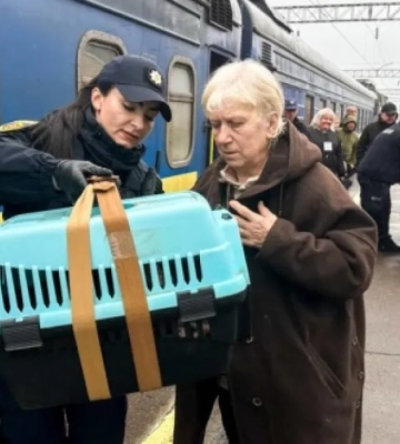 В Ровно встретили четвертый с начала года эвакуационный поезд из Донецкой области