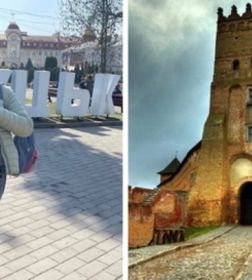 Від замку Любарта до кави з вогнем: що вразило туристку в Луцьку 