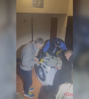 У Харкові знайшли змію у пральній машині