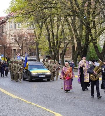 В Ужгороді попрощалися із полеглим воїном Михайлом Шипом