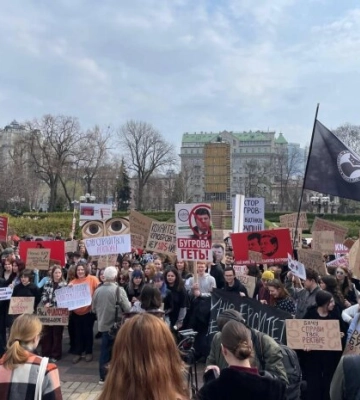 Протести в Києві: студенти Університету Шевченка вимагають звільнити ректора Бугрова після сексуальних та корупційних скандалів