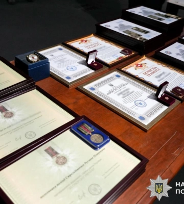 На Рівненщині поліцейським вручили державні нагороди за оборону України
