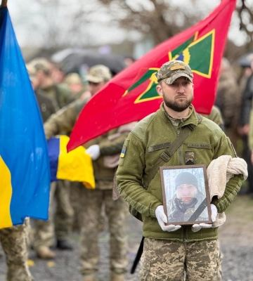 На Одещині попрощалися з полеглим прикордонником Олександром Стояном