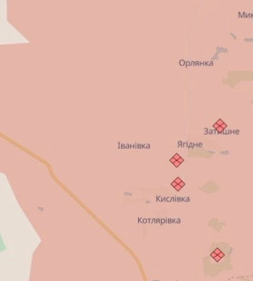 Враг продвинулся на Харьковщине — информация DeepState (карта)