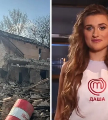 У будинок зірки «МастерШеф» Даші Євтух влучив шахед: вона показала кадри зруйнованої оселі