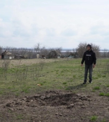 Знімальна група Суспільного потрапила під мінометний обстріл на Дніпропетровщині