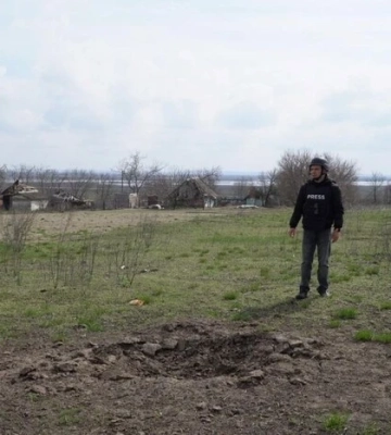 Знімальна група Суспільного потрапила під мінометний обстріл на Дніпропетровщині