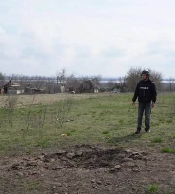 Знімальна група Суспільного потрапила під мінометний обстріл на Дніпропетровщині