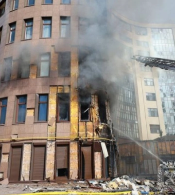 "Шахед" вдарив біля багатоповерхівки у Харкові: є постраждалі