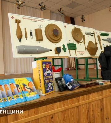 На Рівненщині дітям провели урок із мінної безпеки