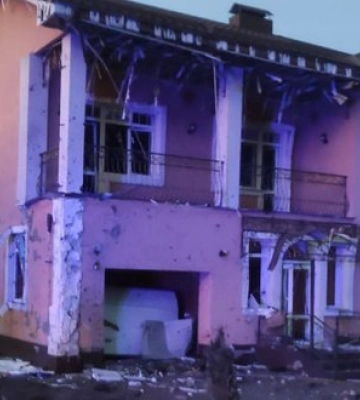 Рашисти ударили по Чернігівщині: загинув чоловік, є пошкодження. ФОТОрепортаж