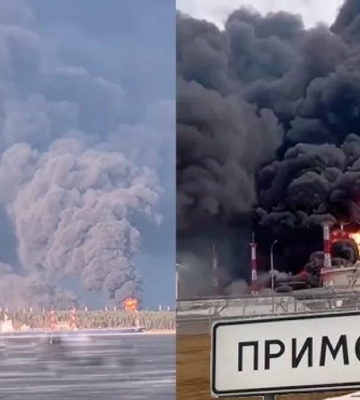 В Ленинградской области РФ заявили об атаке дронов и повреждении нефтепровода