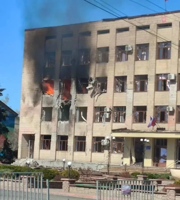 В Старобельске атаковали администрацию оккупантов