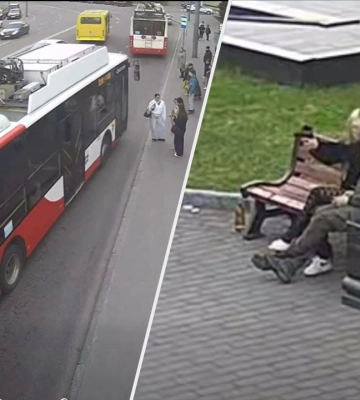 Стрельба в центре Луцка: девушка из пневматического оружия попала в окно троллейбуса