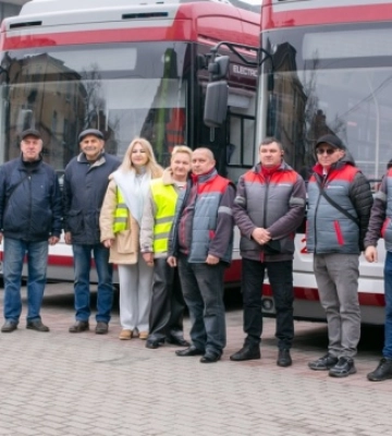 Івано-Франківськ отримав 9 нових тролейбусів вітчизняного виробництва