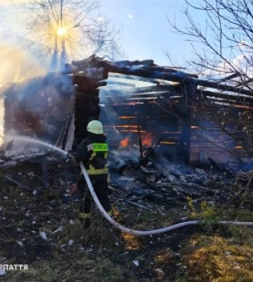 Вогонь ледь не знищив усе: на Закарпатті рятувальники за годину зупинили пожежу в селі