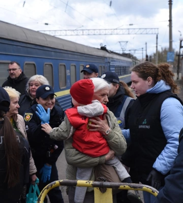 На Рівненщину прибув ще один евакуаційний поїзд з Донеччини